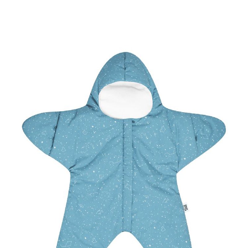 Baby Bites Kombinezon letni Star (3-6 miesięcy) Turquoise BABY BITES