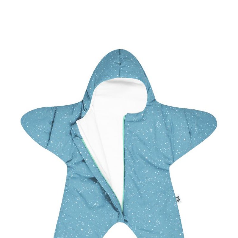 Baby Bites Kombinezon letni Star (3-6 miesięcy) Turquoise BABY BITES