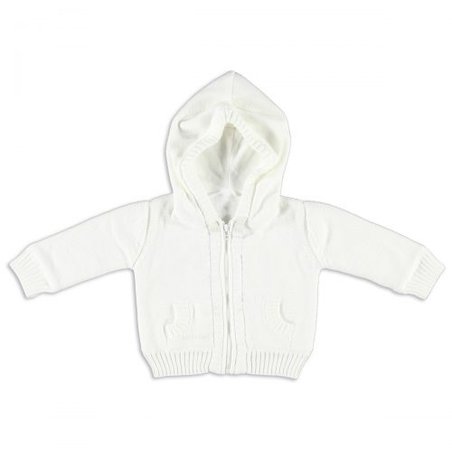 Baby's Only, Sweterek rozpinany z kapturem Biały, rozmiar 68 SUPER PROMOCJA -50% BABY'S ONLY