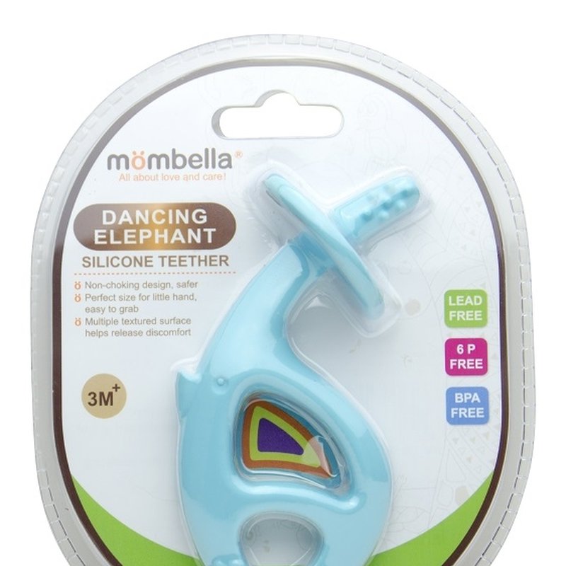 Mombella Gryzak Dancing Elephant Blue