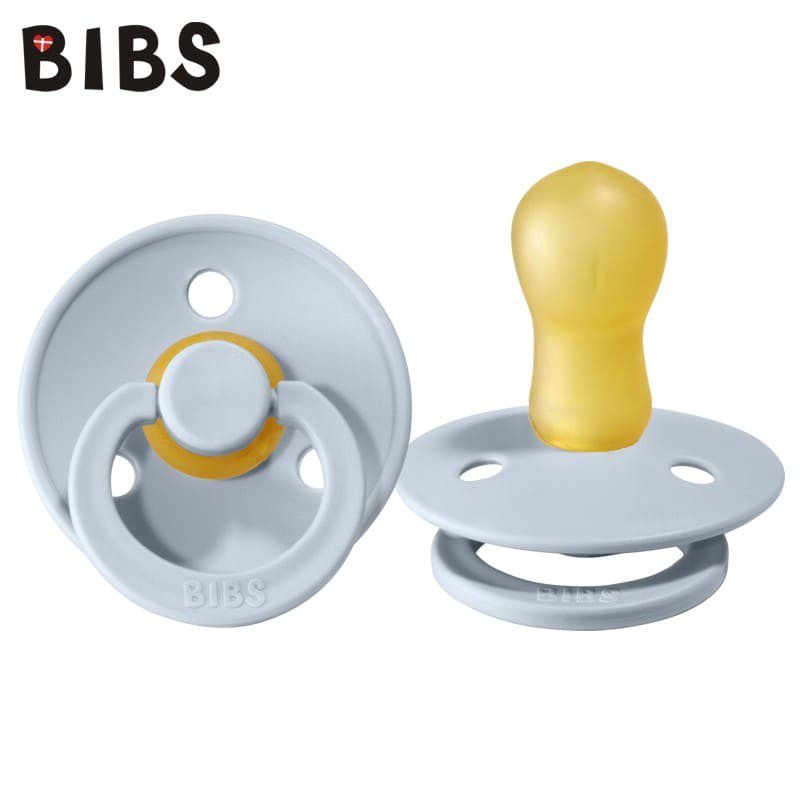 BIBS BABY BLUE L Smoczek Uspokajający kauczuk Hevea