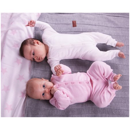 Baby's Only, Pajacyk tkany, Różowy, rozmiar 50/56cm SUPER PROMOCJA -50% BABY'S ONLY