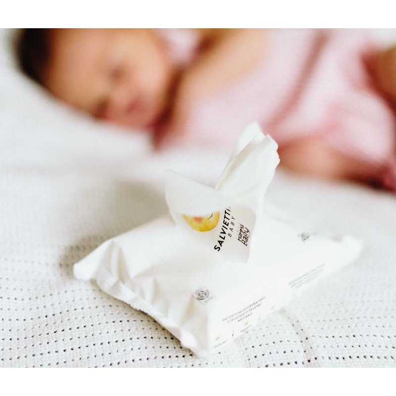 Linea MammaBaby - Nawilżane chusteczki Baby Momina 20szt.