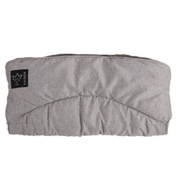 Mufki do wózka, ALASKA MELANGE, jasnoszare, Kaiser