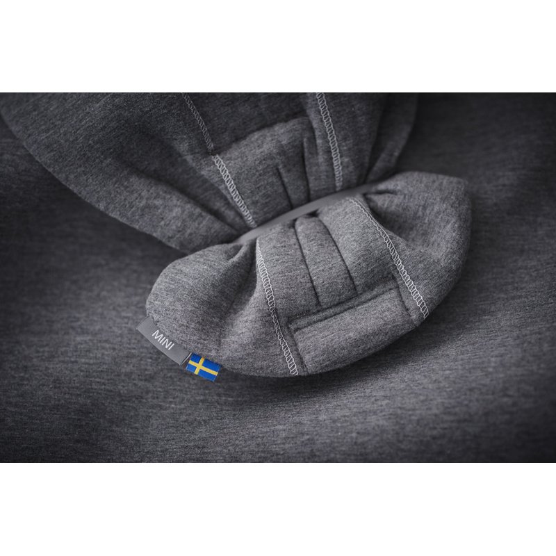 BABYBJORN MINI 3D Jersey – nosidełko, Ciemny szary