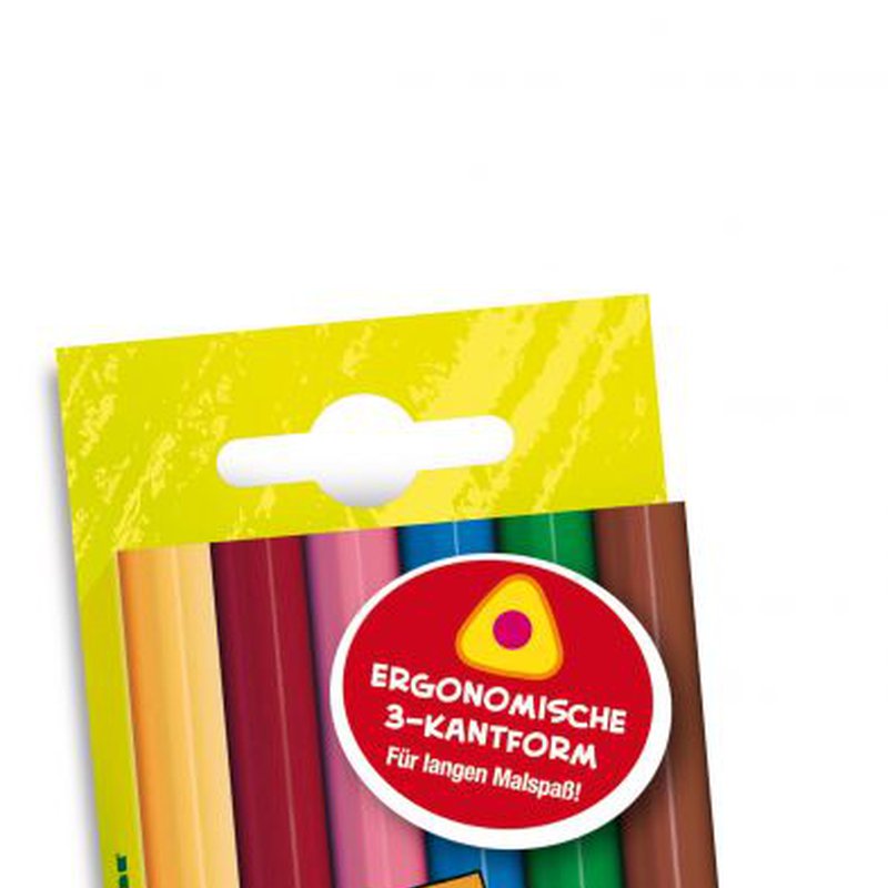 Jolly - Kredki trójkątne duże X-Big Delta 6 kolorów