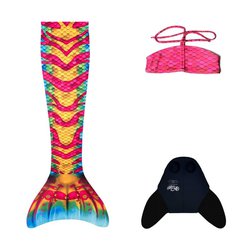 Kuaki - Monopłetwa ogon syreni Coral + Bikini