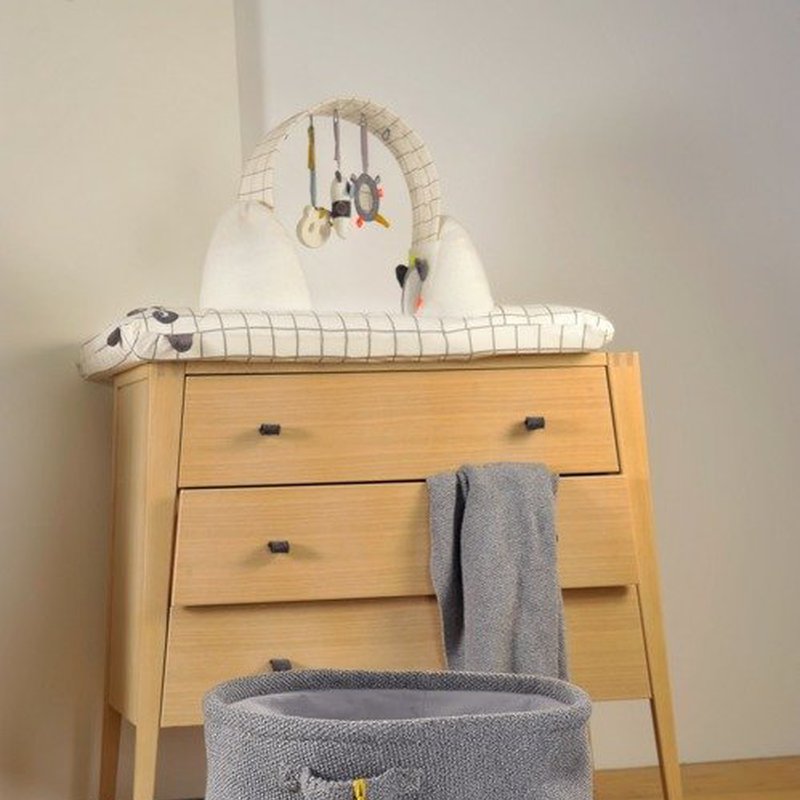 Kosze na dziecięce akcesoria 3 szt., Panda, Kikadu