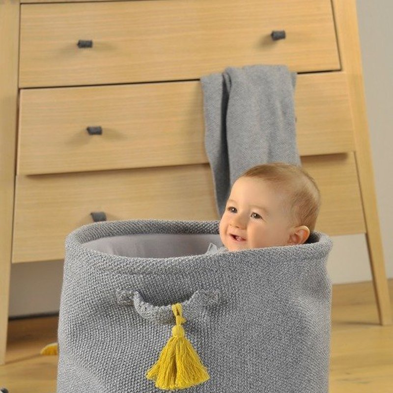 Kosze na dziecięce akcesoria 3 szt., Panda, Kikadu