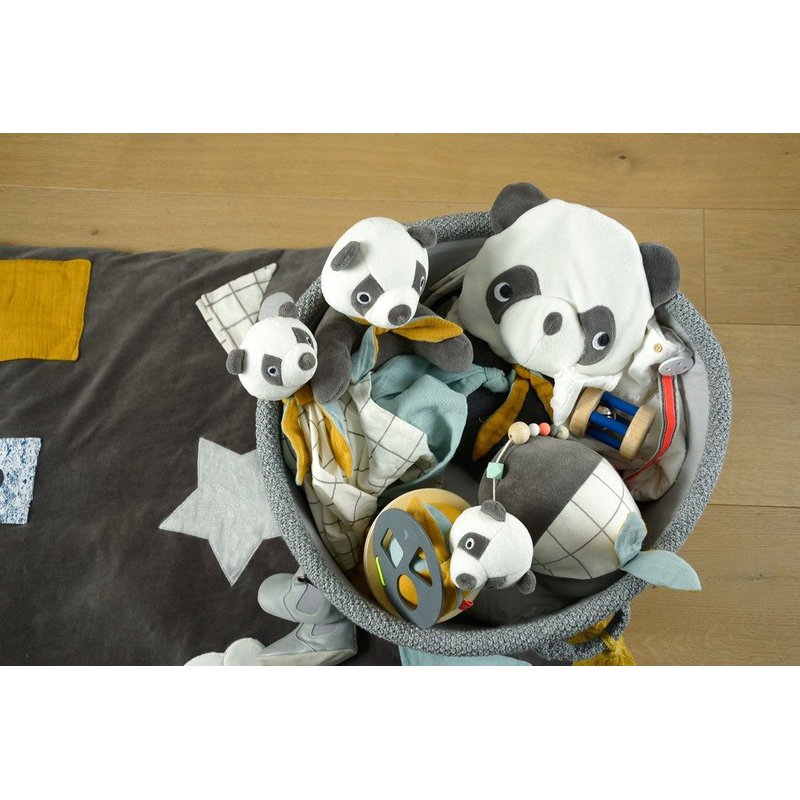 Kosze na dziecięce akcesoria 3 szt., Panda, Kikadu