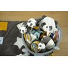Kosze na dziecięce akcesoria 3 szt., Panda, Kikadu