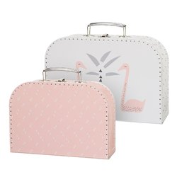 Fresk Zestaw walizek 2 szt. Łabędź FRESK