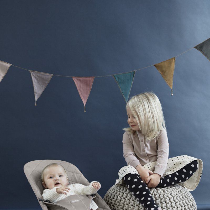 BABYBJORN - leżaczek BLISS - Piaskowy szary