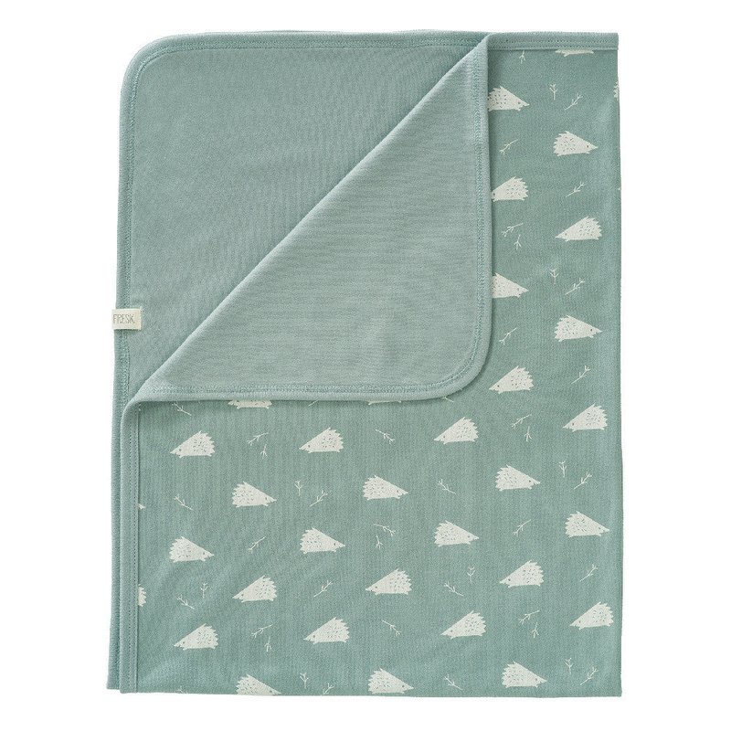 Fresk Kocyk z bawełny organicznej 80 x 100 cm Jeż FRESK