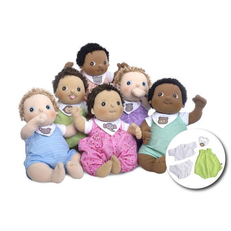 Rubens Barn® - Lalka Rubens Baby, Nora z 4 ubrankami, Rubens Barn, RB-120096