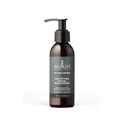 Sukin, OIL BALANCING Matująco- normalizujący krem do twarzy z aktywnym węglem, 125ml SUKIN