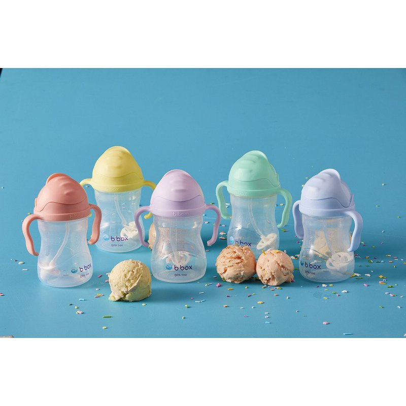 Bidon ze słomką 240 ml, Gelato Pistachio, b.box