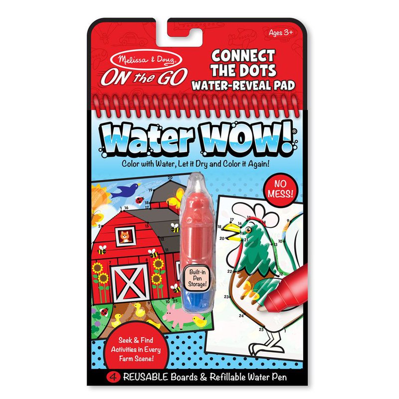 Melissa&Doug® - Malowanka wodna Kolorowanka Połącz kropki WaterWOW