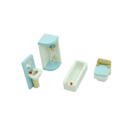 Lelin - Mebelki dla lalek - łazienka