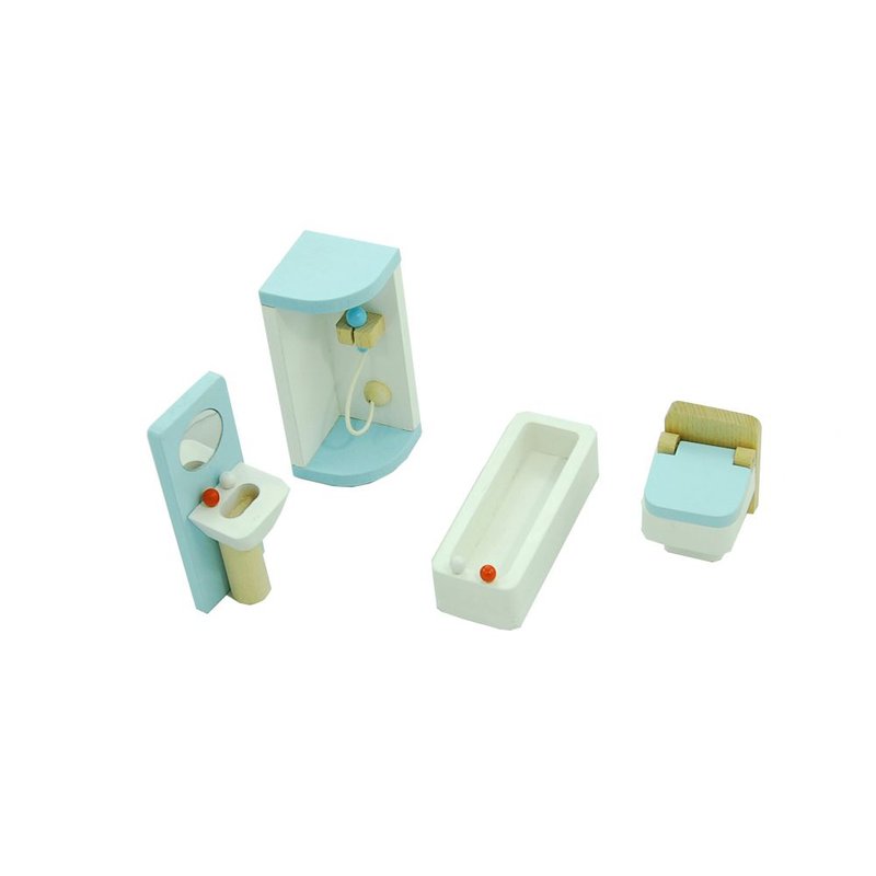 Lelin - Mebelki dla lalek - łazienka