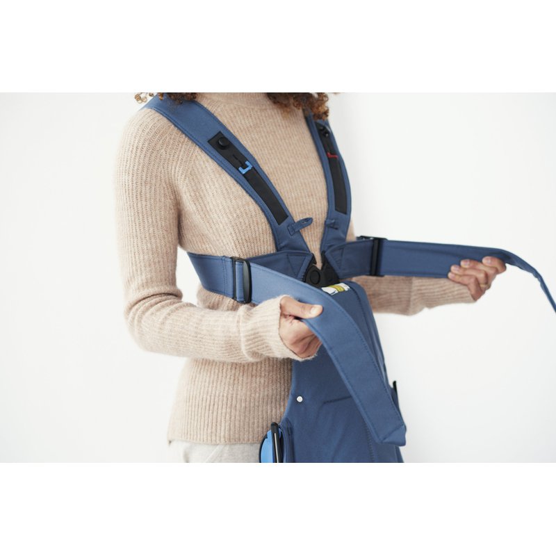 BABYBJORN MINI Cotton – nosidełko, Niebieski