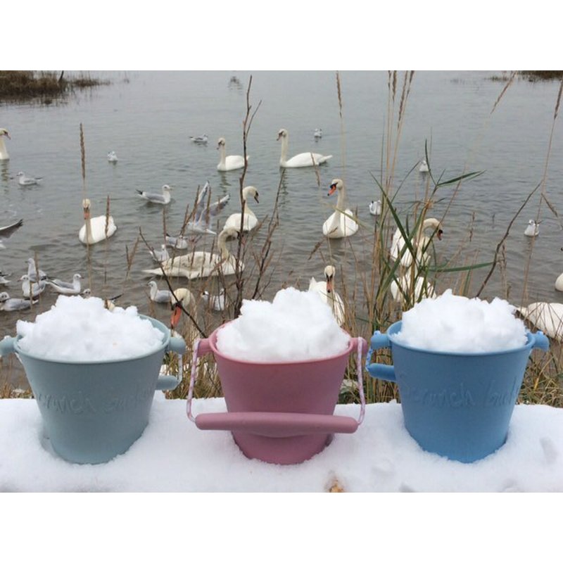 Funkit world - Składane wiaderko do wody i piasku Scrunch Bucket - Ciemny Szary