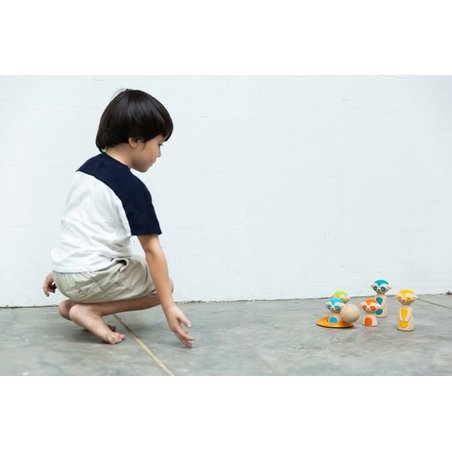 Kręgle dla dzieci, surykatki | Plan Toys