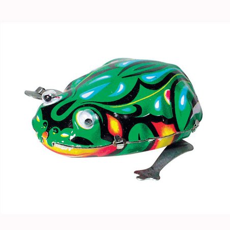 Goki® - Skacząca żabka, zabawka do nakręcania, Goki