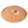 Tarcza miesięczna 35 kolorowych drewnianych kulek, Grimm's Tarcza miesięczna 35 kolorowych drewnianych kulek, Grimm's