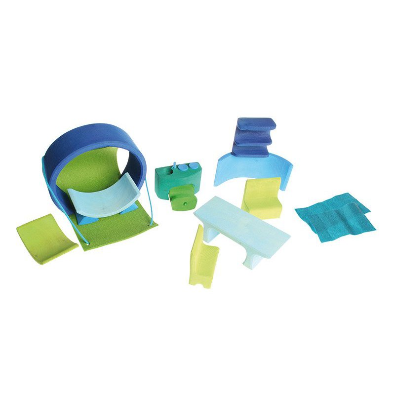 Dom mobilny 3+, różowo-pomarańczowy, Grimm's