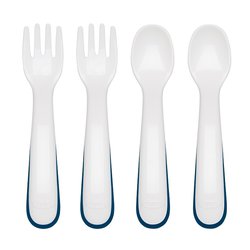 OXO Sztućce Plastikowe 12m+ Navy 4 szt