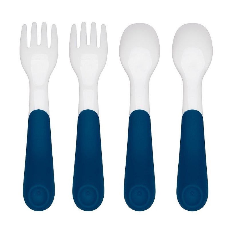 OXO Sztućce Plastikowe 12m+ Navy 4 szt