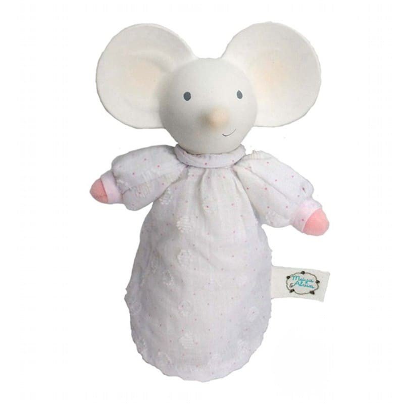 Meiya and Alvin - Meiya & Alvin - Meiya Mouse Organic SOFT Squeaker z kauczukową główką