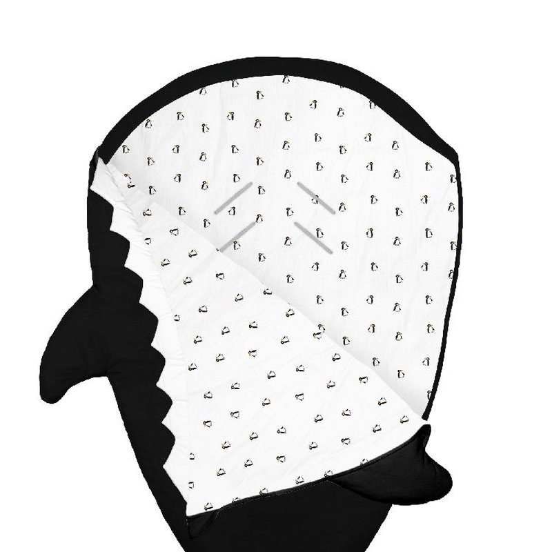 Baby Bites Śpiworek letni Orca (1-18 miesięcy) Black BABY BITES