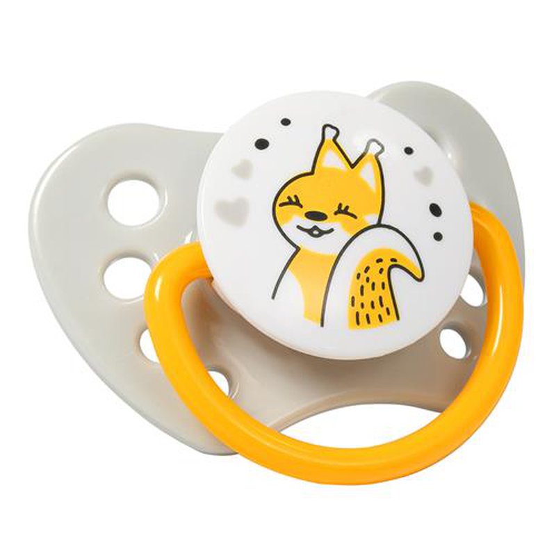 BABYONO - 1226/02 Smoczek anatomiczny silikonowy 2szt 3-6m NATURAL NURSING