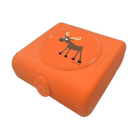 Carl Oscar Kids Sandwich Box Pojemnik na przekąski i kanapki Orange - Moose CARL OSCAR
