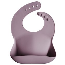 Mushie - śliniak silikonowy Pale Mauve mushie