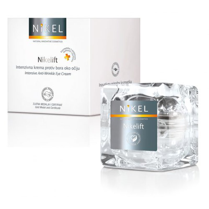 NIKEL, NIKELIFT Przeciwzmarszczkowy Krem pod oczy z Pomarańczą, kwiatem Immortelle, olejkiem sezamowym i wit. E, 15ml