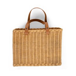 Childhome Kosz wiszący z uchwytami Natural CHILDHOME