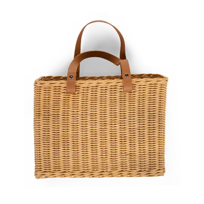 Childhome Kosz wiszący z uchwytami Natural CHILDHOME