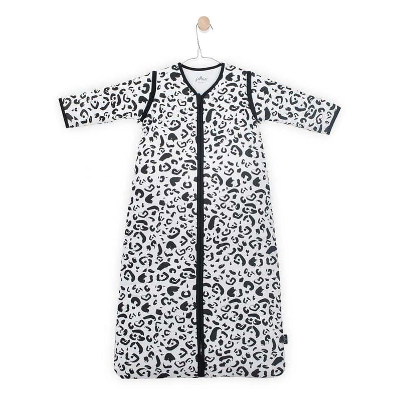 Jollein - Baby & Kids - Jollein - Śpiworek niemowlęcy całoroczny 4 pory roku z odpinanymi rękawami Leopard 70 cm