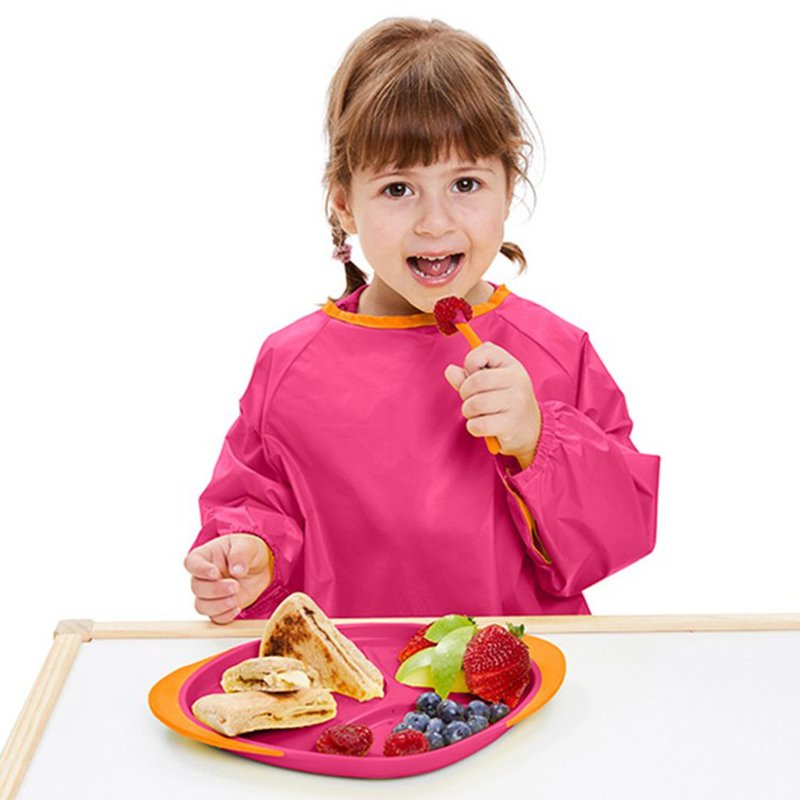 Fartuszek-śliniaczek wodoodporny z rękawami, Strawberry Shake, b.box