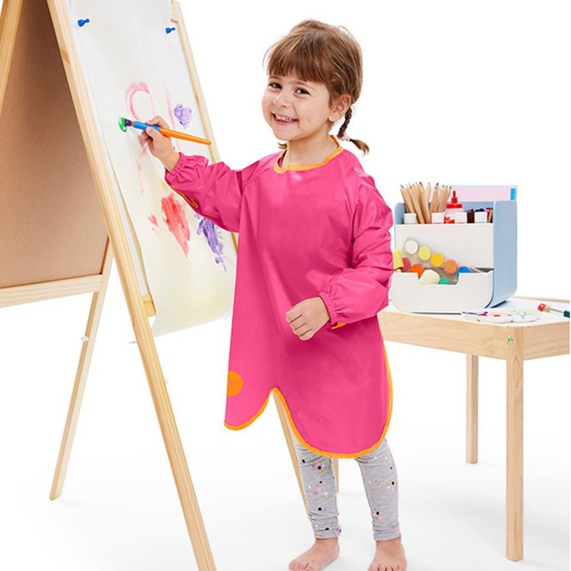 Fartuszek-śliniaczek wodoodporny z rękawami, Strawberry Shake, b.box