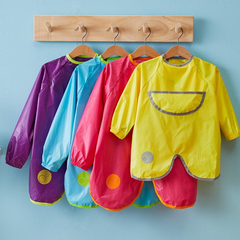 Fartuszek-śliniaczek wodoodporny z rękawami, Strawberry Shake, b.box