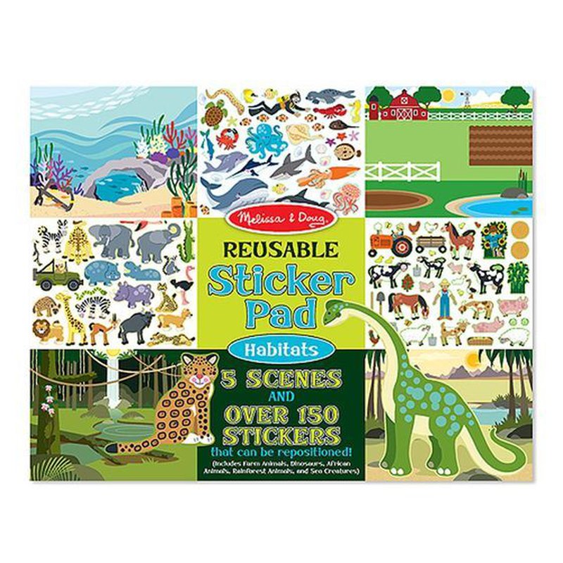 Melissa&Doug® - Melissa & Doug - Naklejki wielorazowe Krajobrazy
