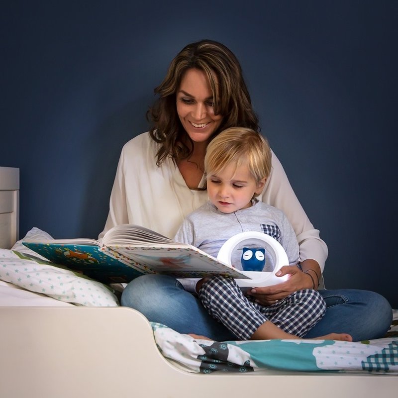 Zazu Kids - Zazu LOU Lampka Nocna Sowa Blue