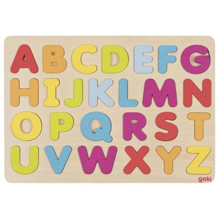 Goki® - Goki Puzzle kolorowy alfabet na nauki liter