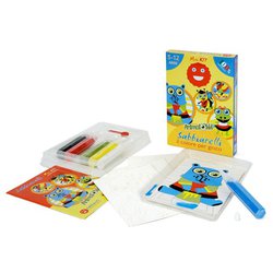 Sabbiarelli - Magiczny Piasek do Kolorowania, Mini Kit, Zwierzęta, 5l+