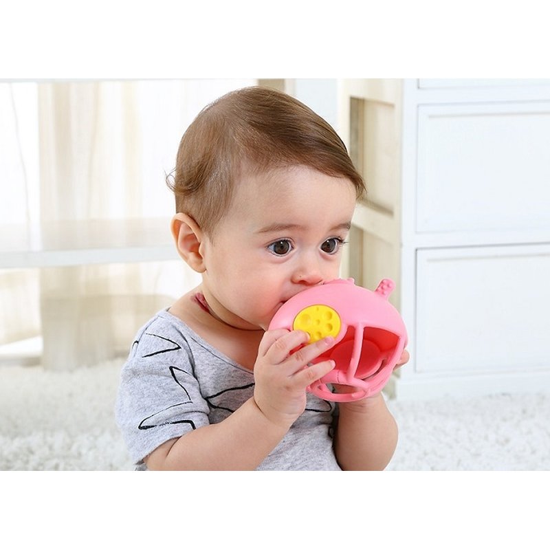 Smily Mia Gryzak Zabawka Hipopotam Pink