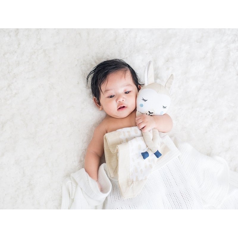 Lulujo Lovies Kocyk Przytulanka Lama